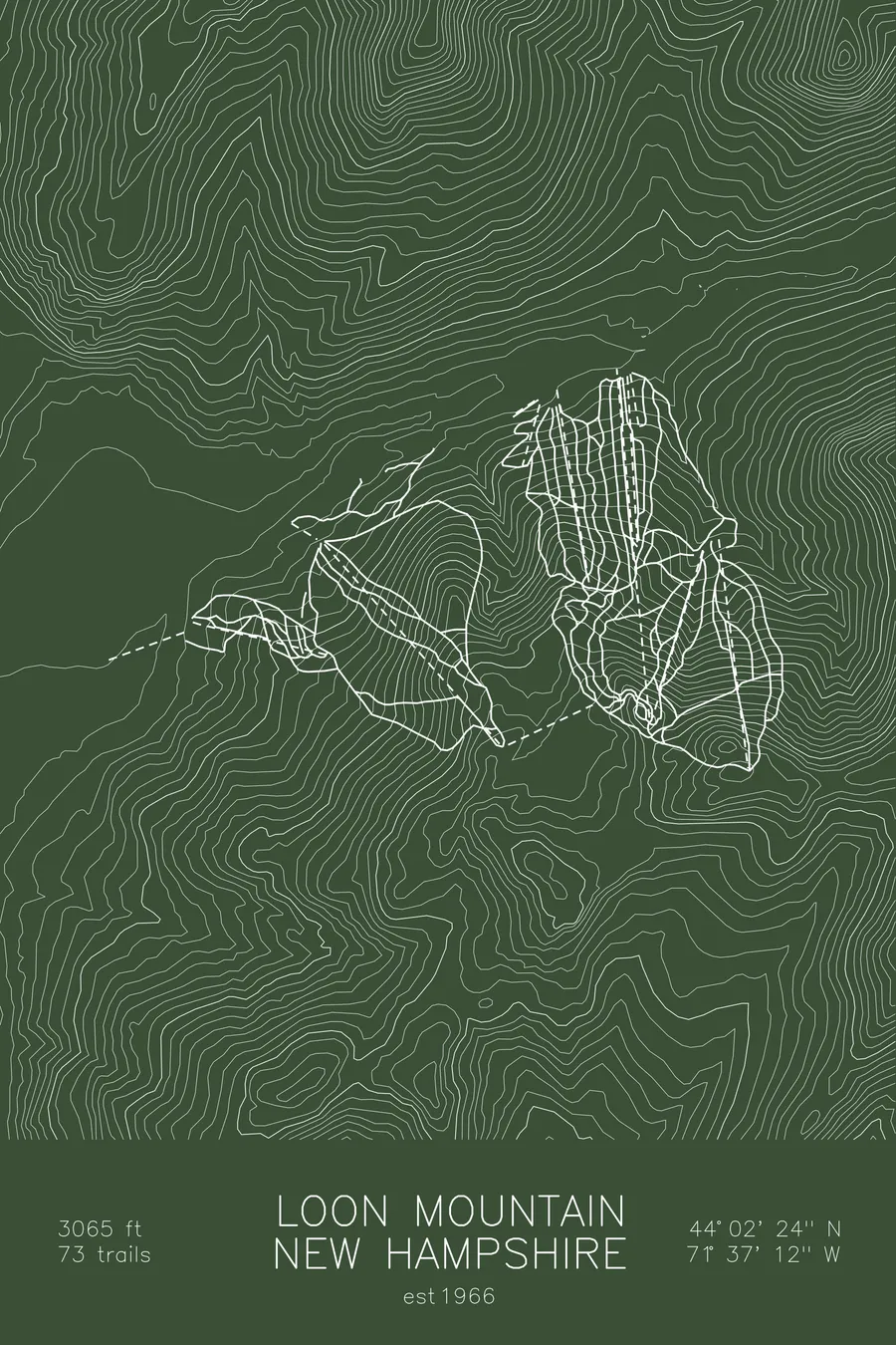 Loon Mountain, Green colorway