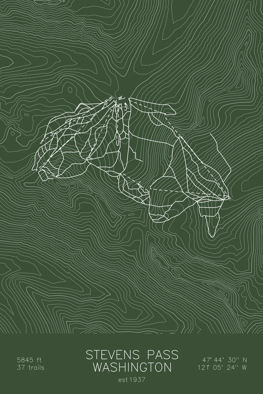 Stevens Pass, Green colorway
