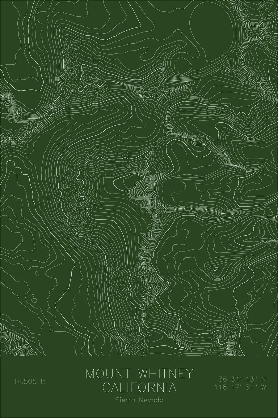 Mount Whitney — Green