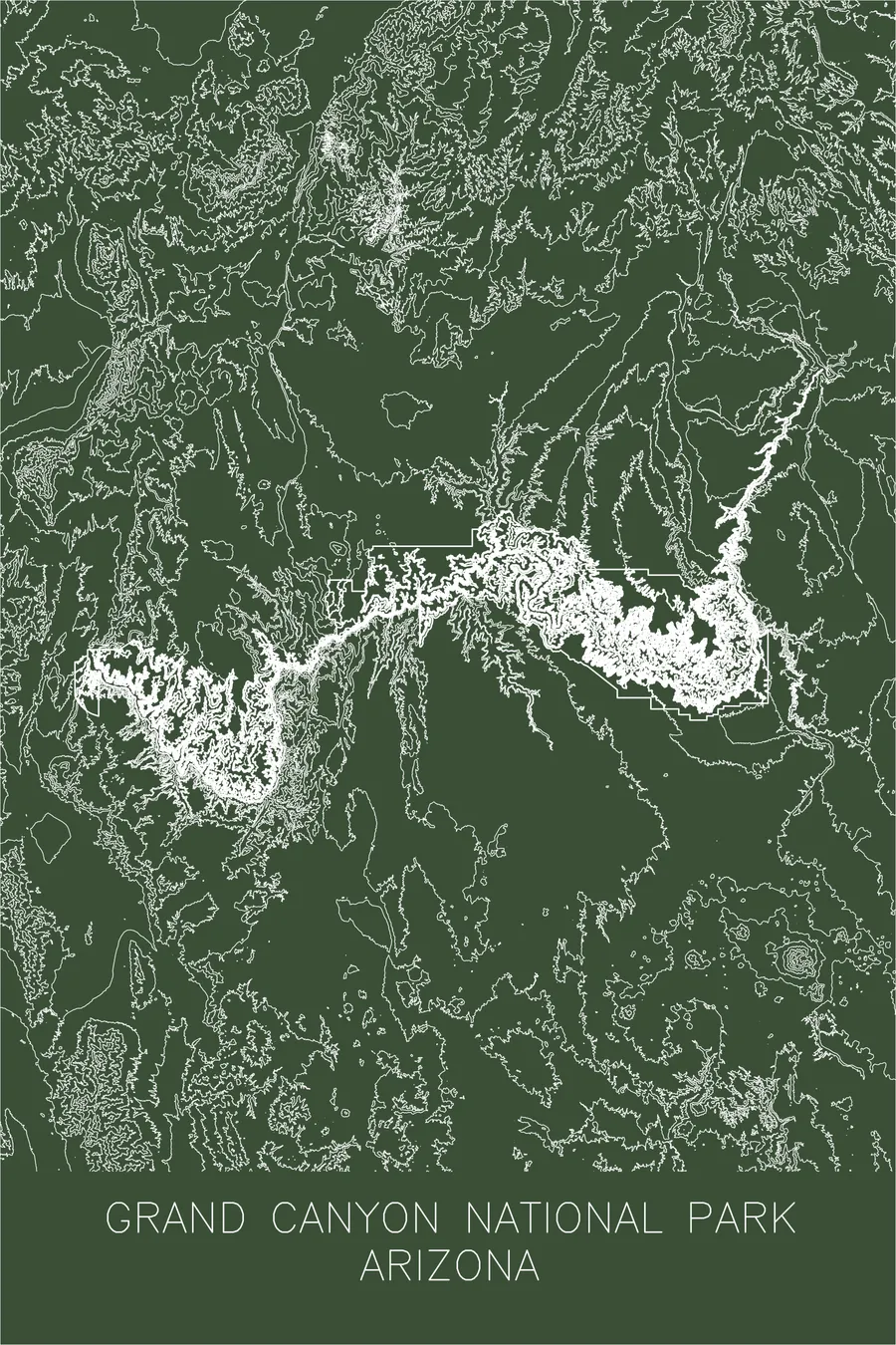 Grand Canyon National Park, Green colorway
