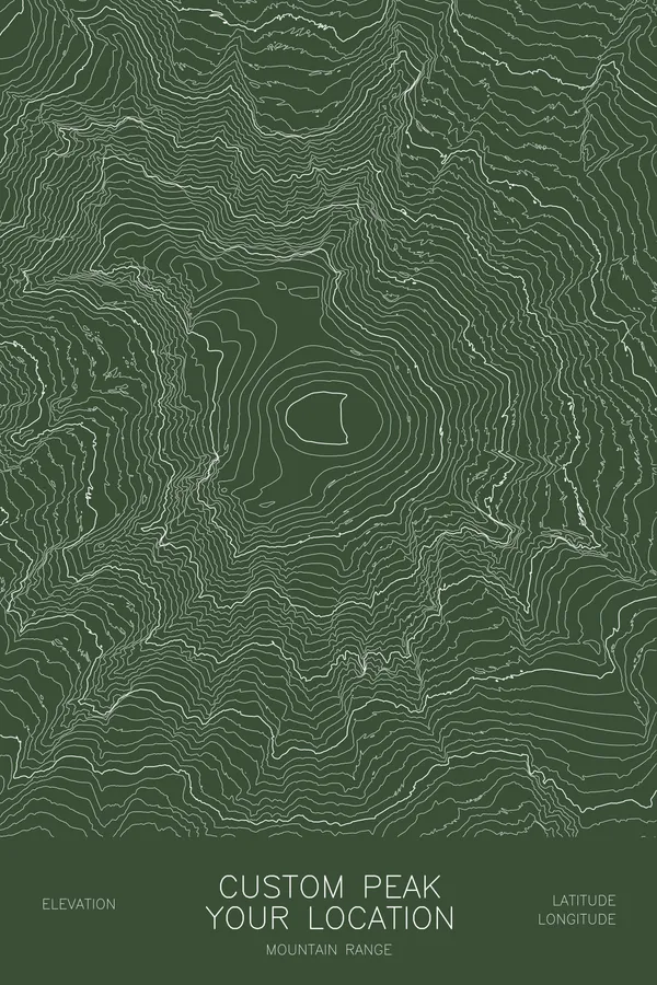 Custom Mountain Map