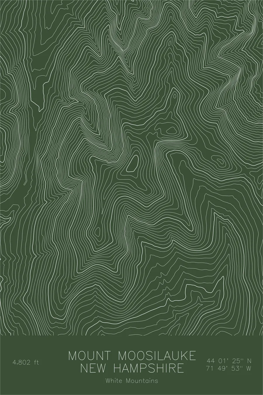 Mount Moosilauke, Green colorway