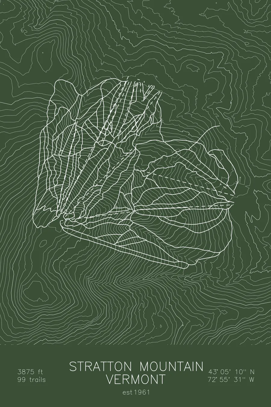 Stratton Mountain, Green colorway