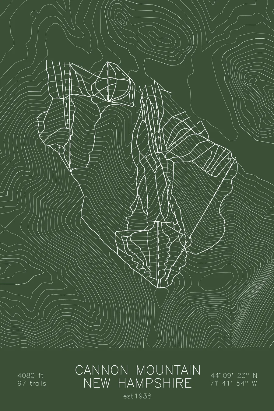 Cannon Mountain, Green colorway