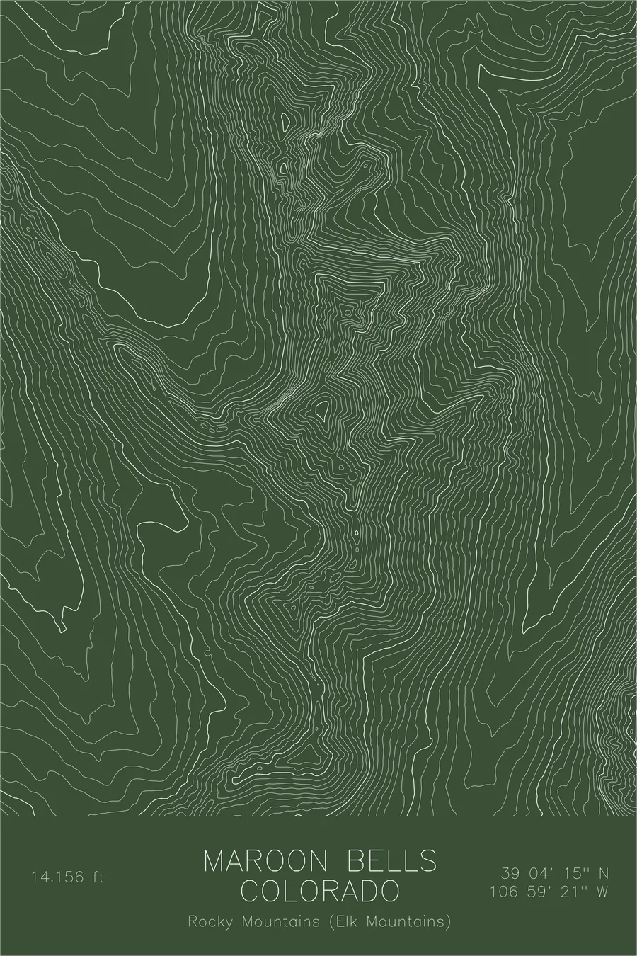 Maroon Bells, Green colorway