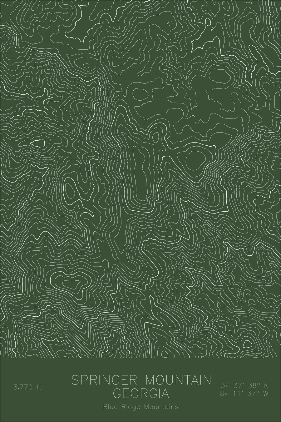 Springer Mountain, Green colorway