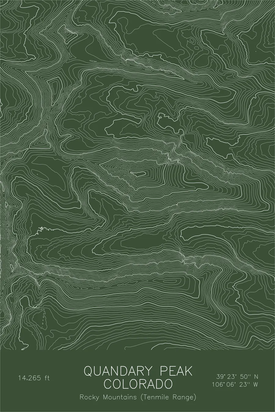 Quandary Peak, Green colorway