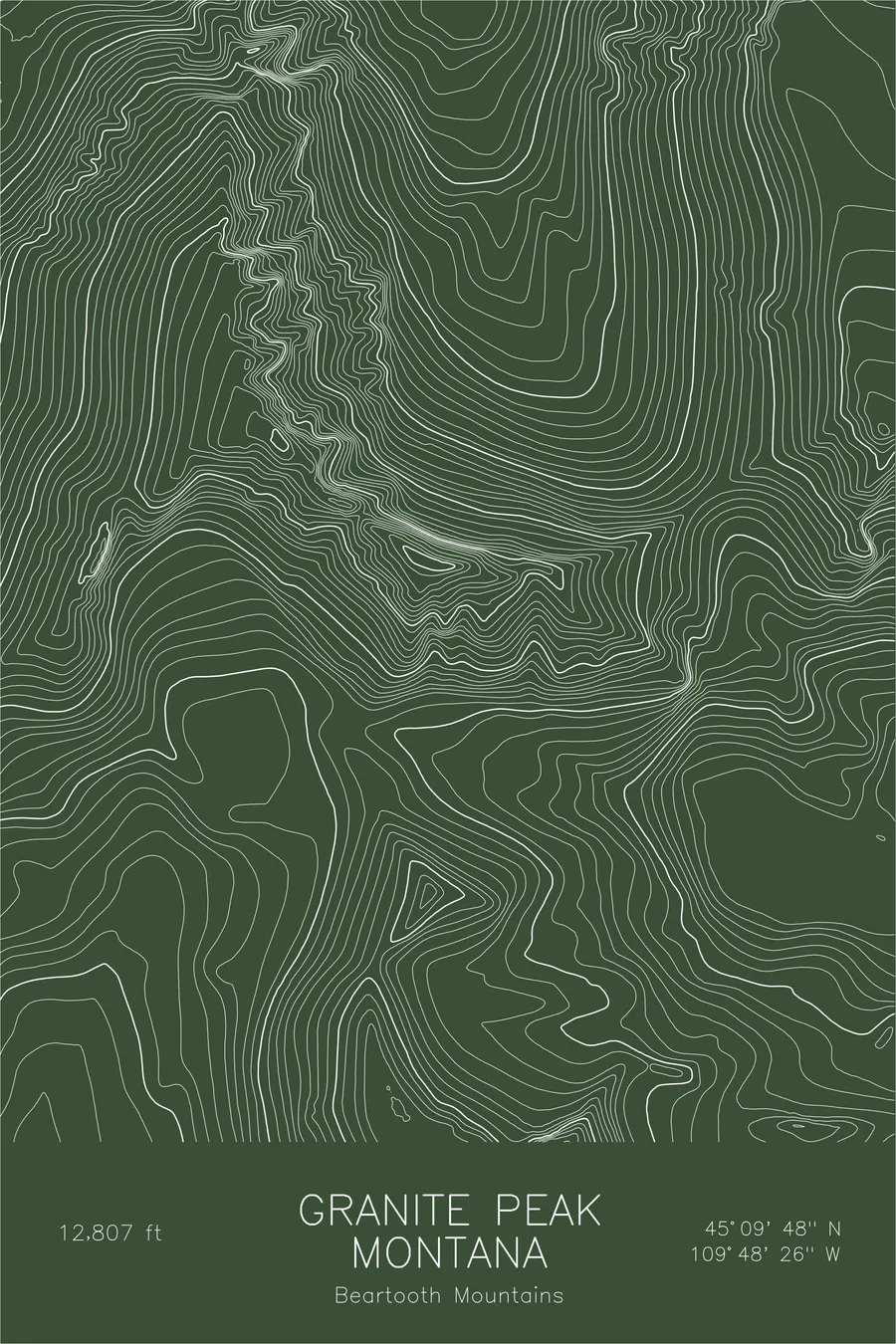 Granite Peak, Green colorway