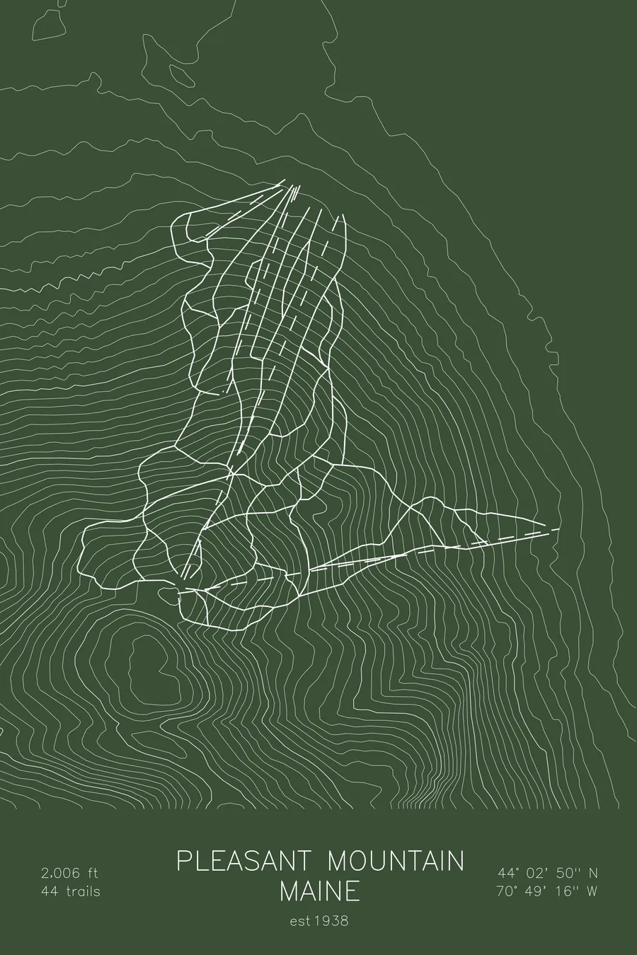 Pleasant Mountain, Green colorway