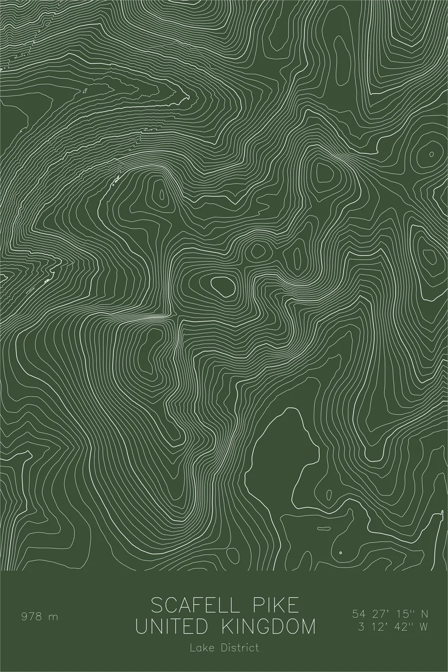 Scafell Pike, Green colorway