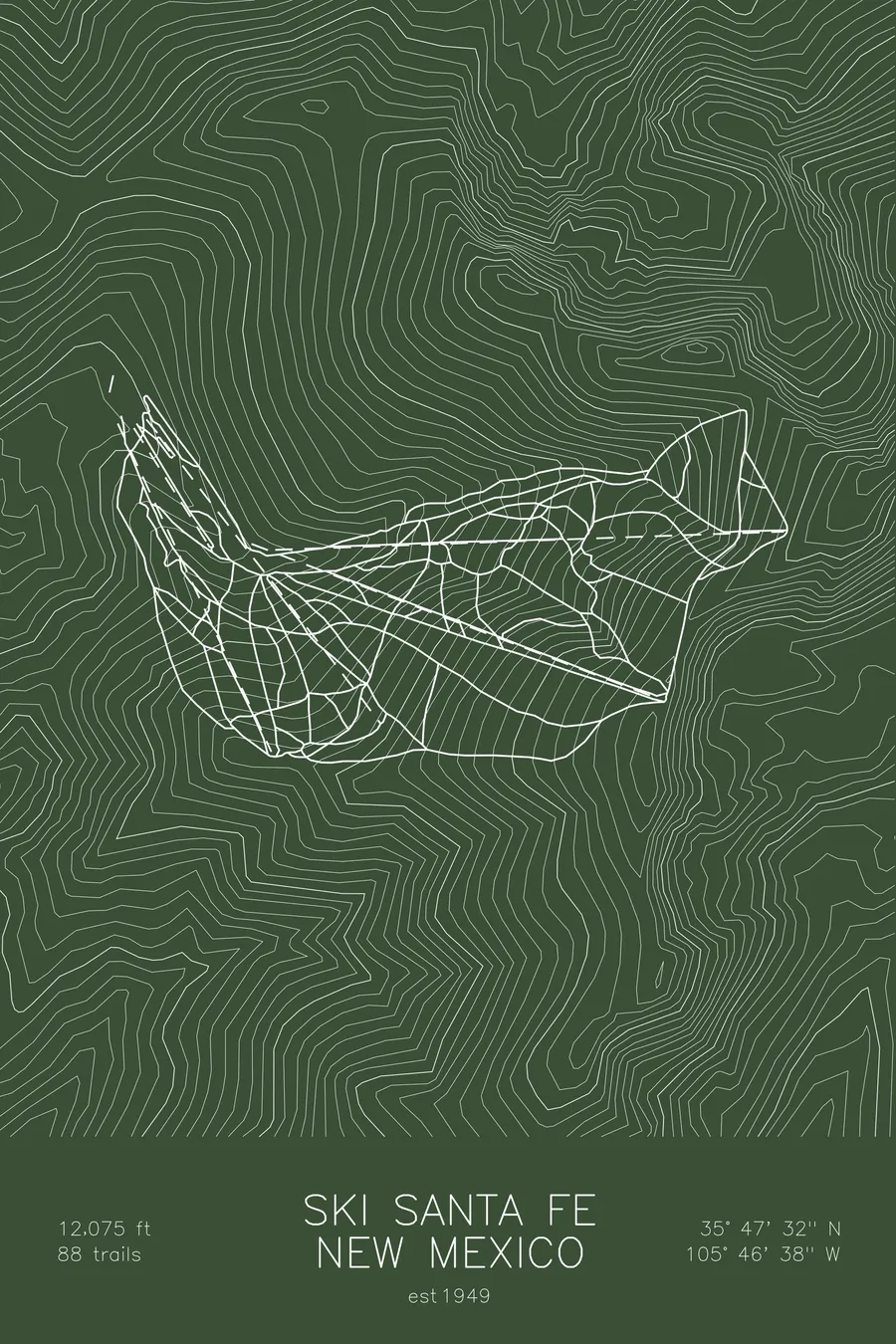 Ski Santa Fe, Green colorway