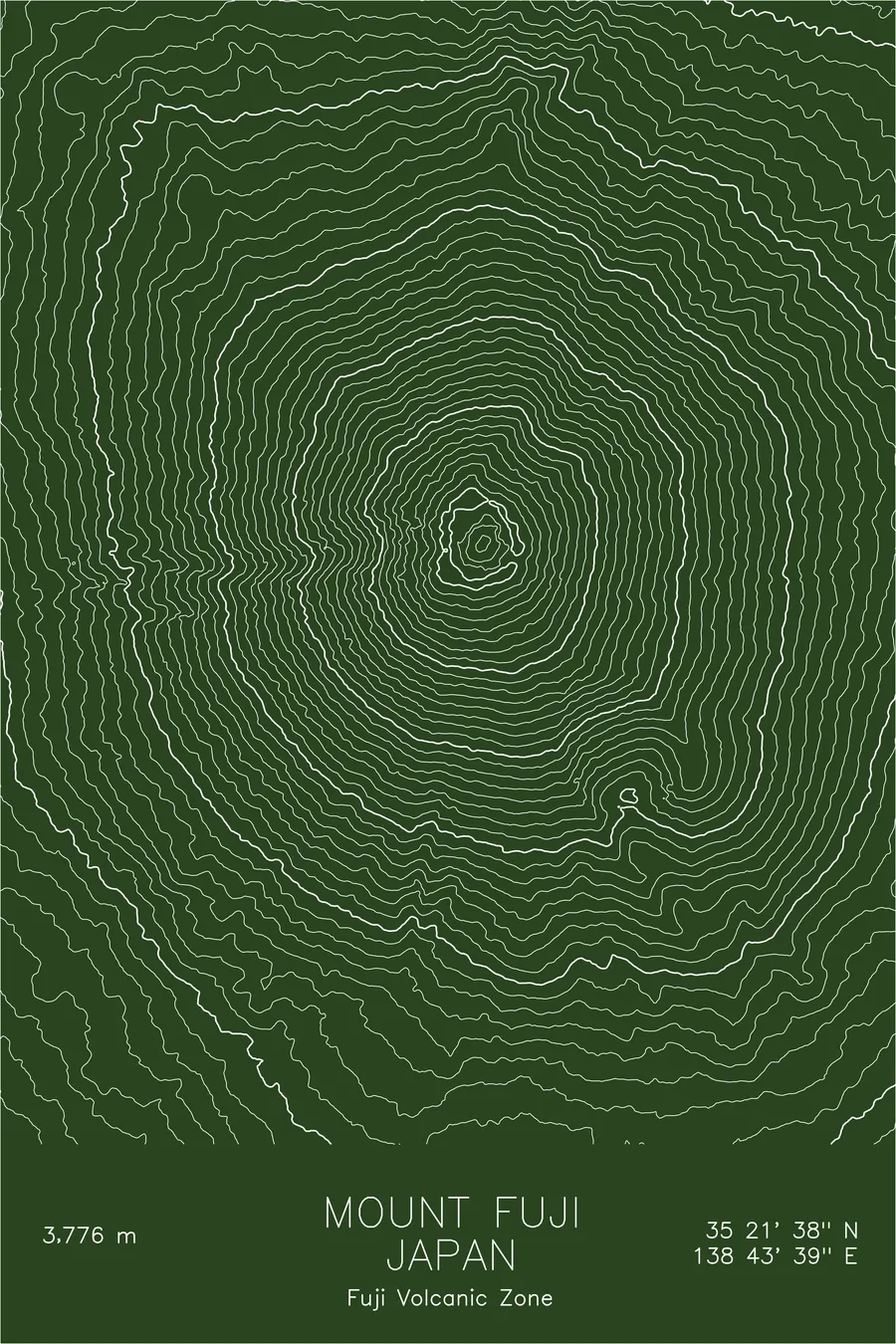 Mount Fuji — Green