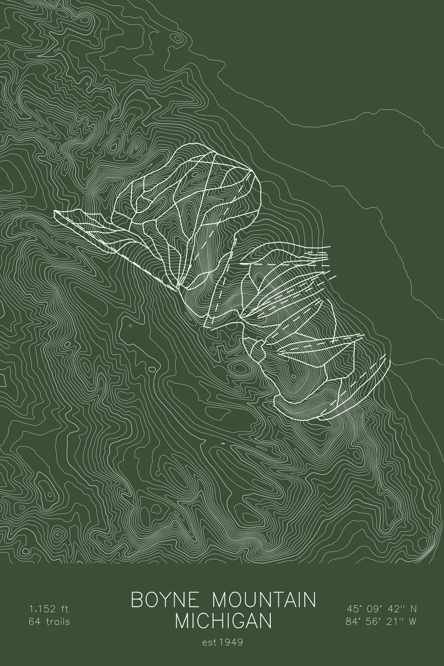Boyne Mountain, Green colorway