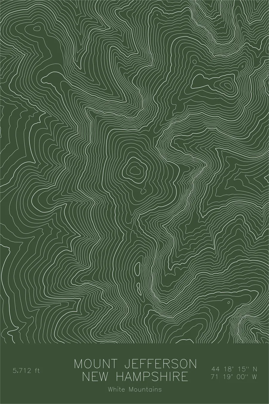 Mount Jefferson, Green colorway