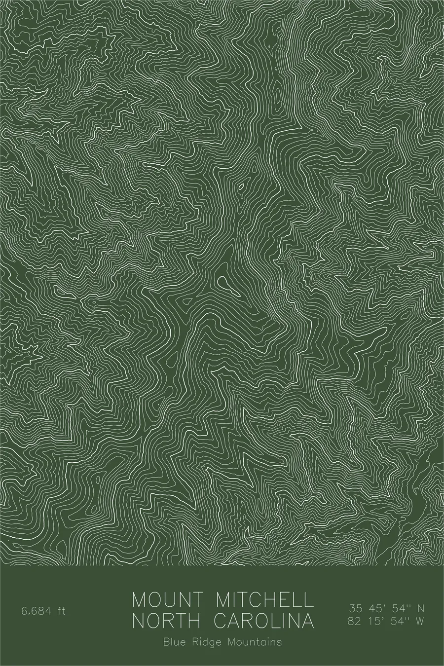 Mount Mitchell, Green colorway