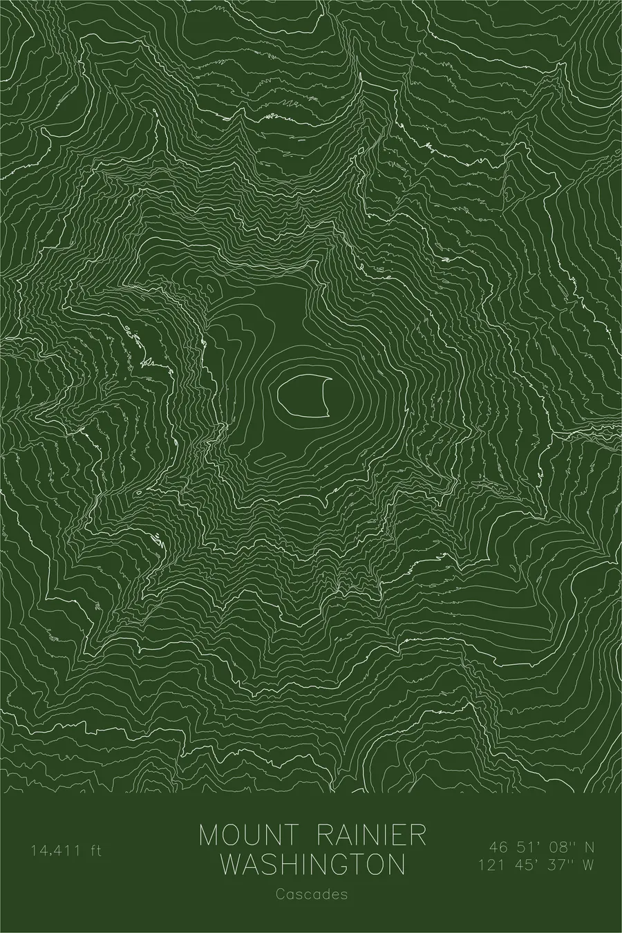 Mount Rainier — Green