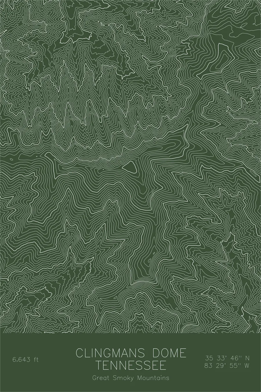 Clingmans Dome, Green colorway