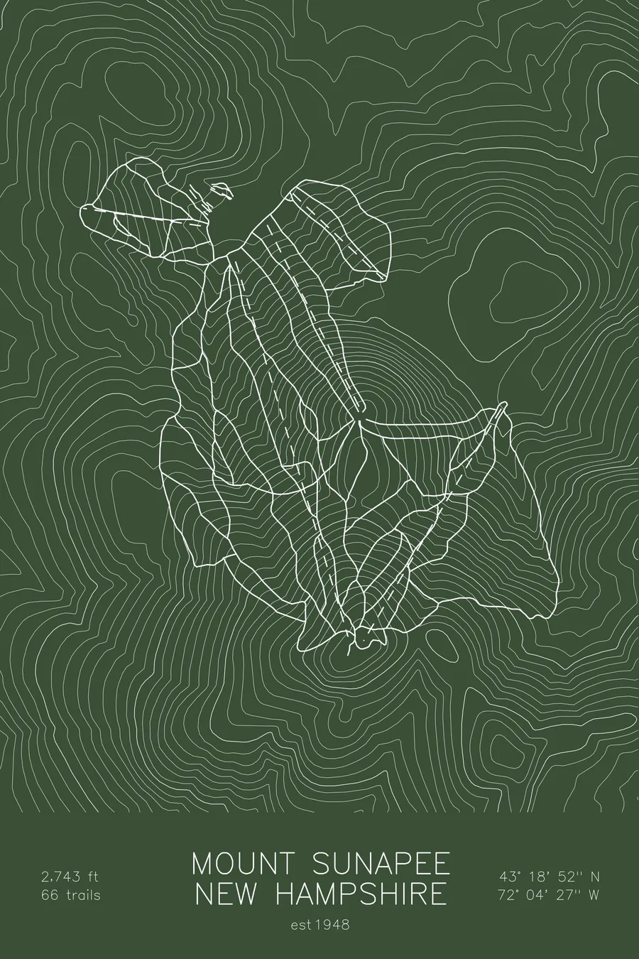 Mount Sunapee, Green colorway