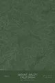 Pen-plotted topographic map of Mount Baldy, California in white ink on green paper