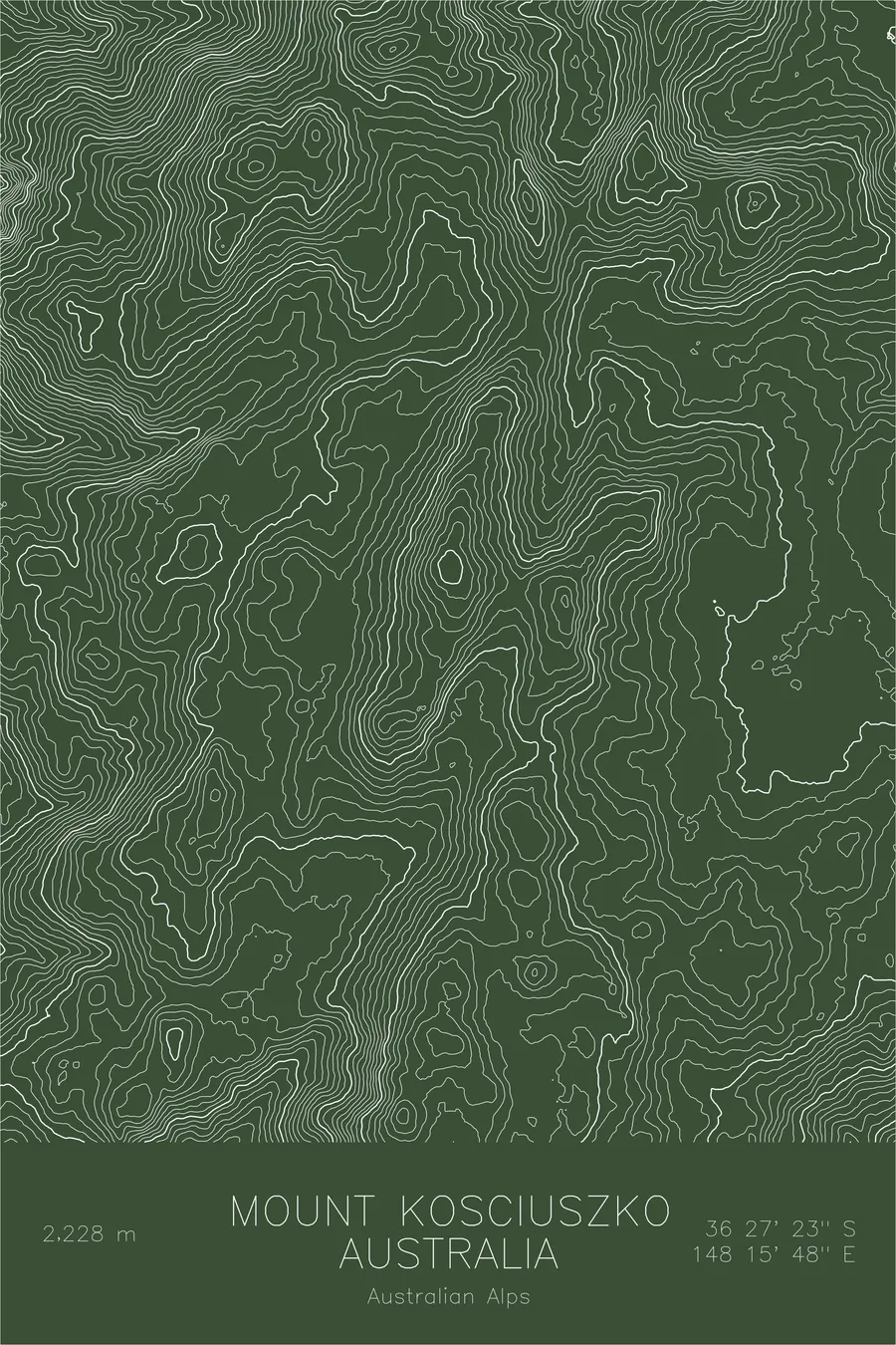 Mount Kosciuszko, Green colorway