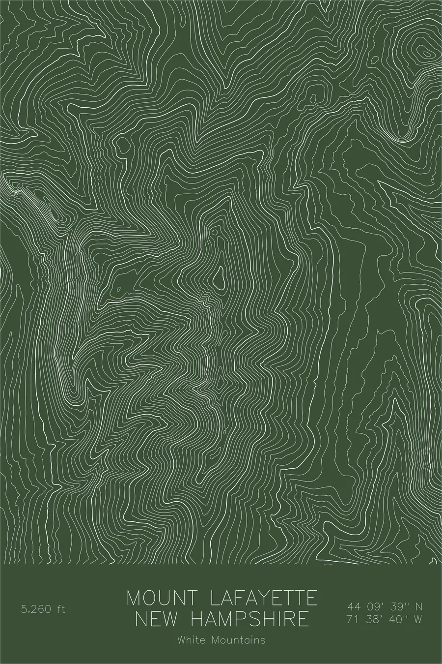 Mount Lafayette, Green colorway