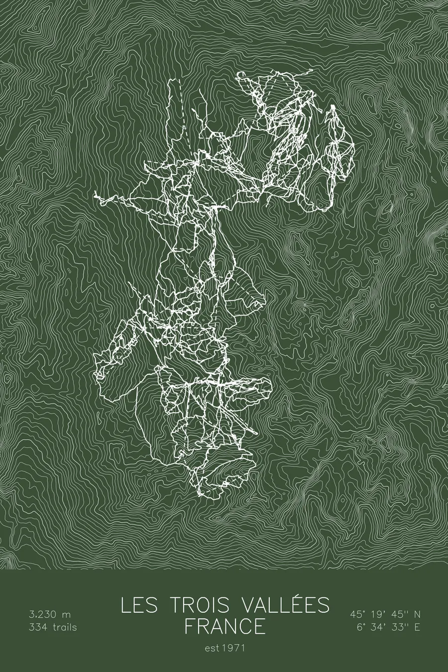 Les 3 Vallées, Green colorway