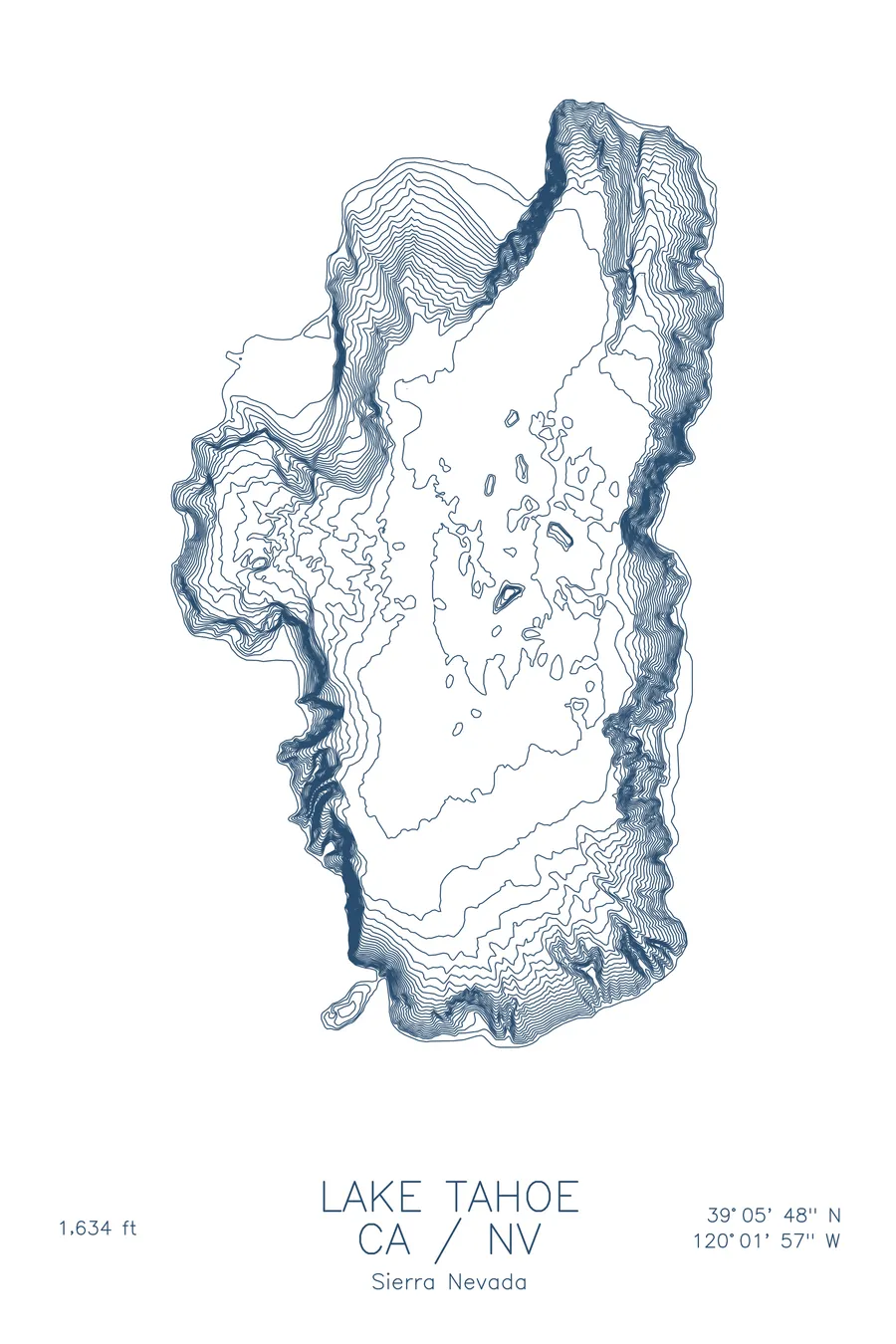 Lake Tahoe, Lake Blue colorway
