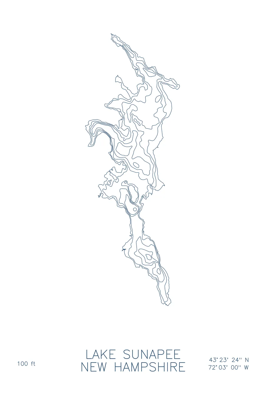 Lake Sunapee, Lake Blue colorway