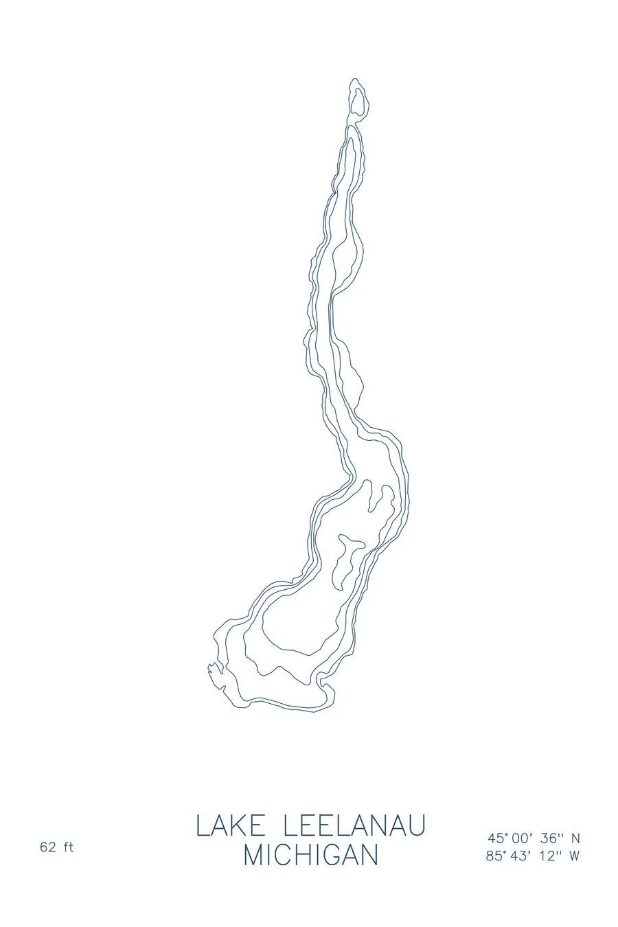 Lake Leelanau, Lake Blue colorway