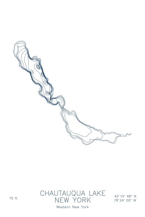 Leech Lake, Lake Blue colorway