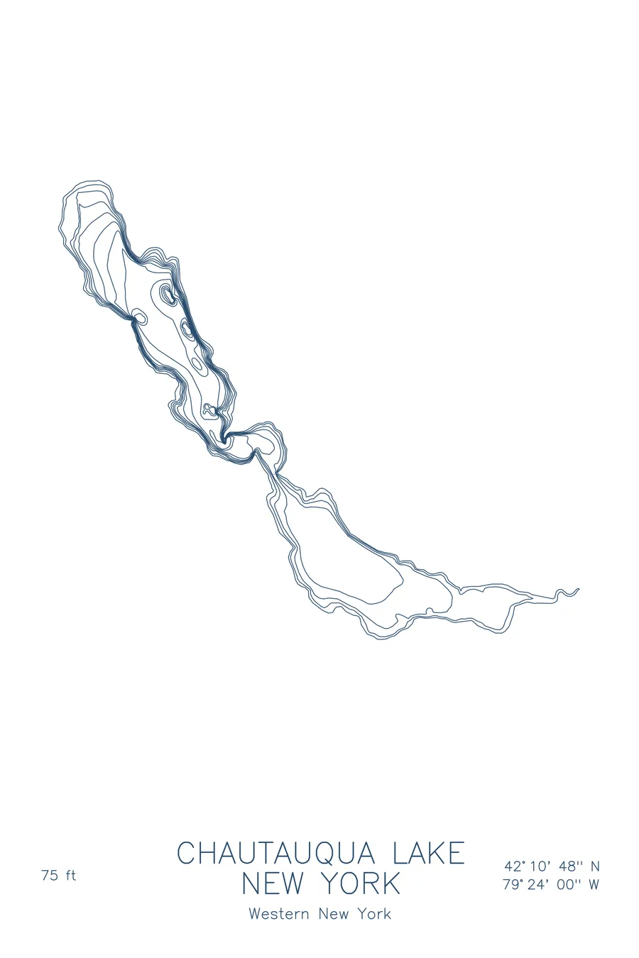 Chautauqua Lake, Lake Blue colorway