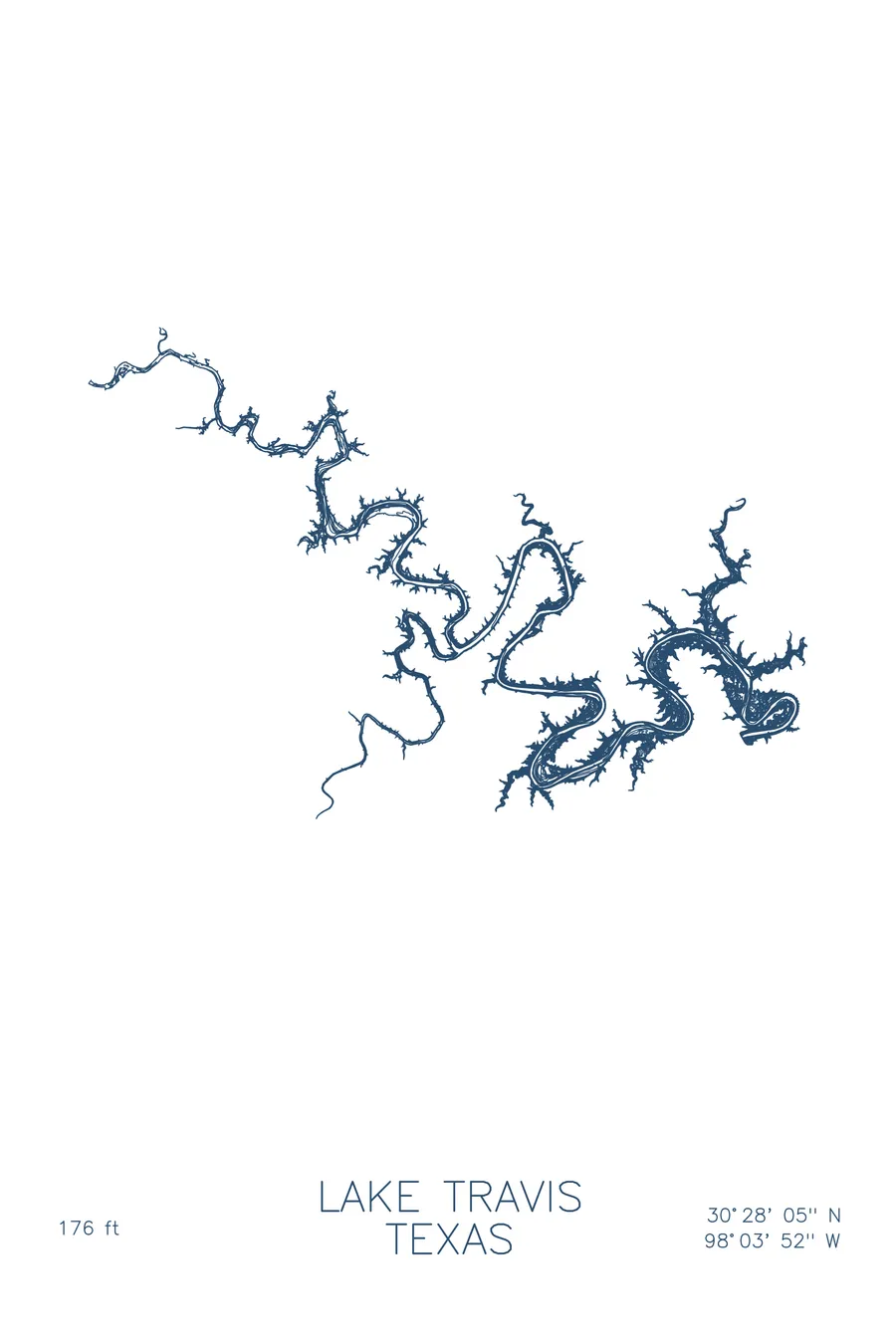 Lake Travis, Lake Blue colorway