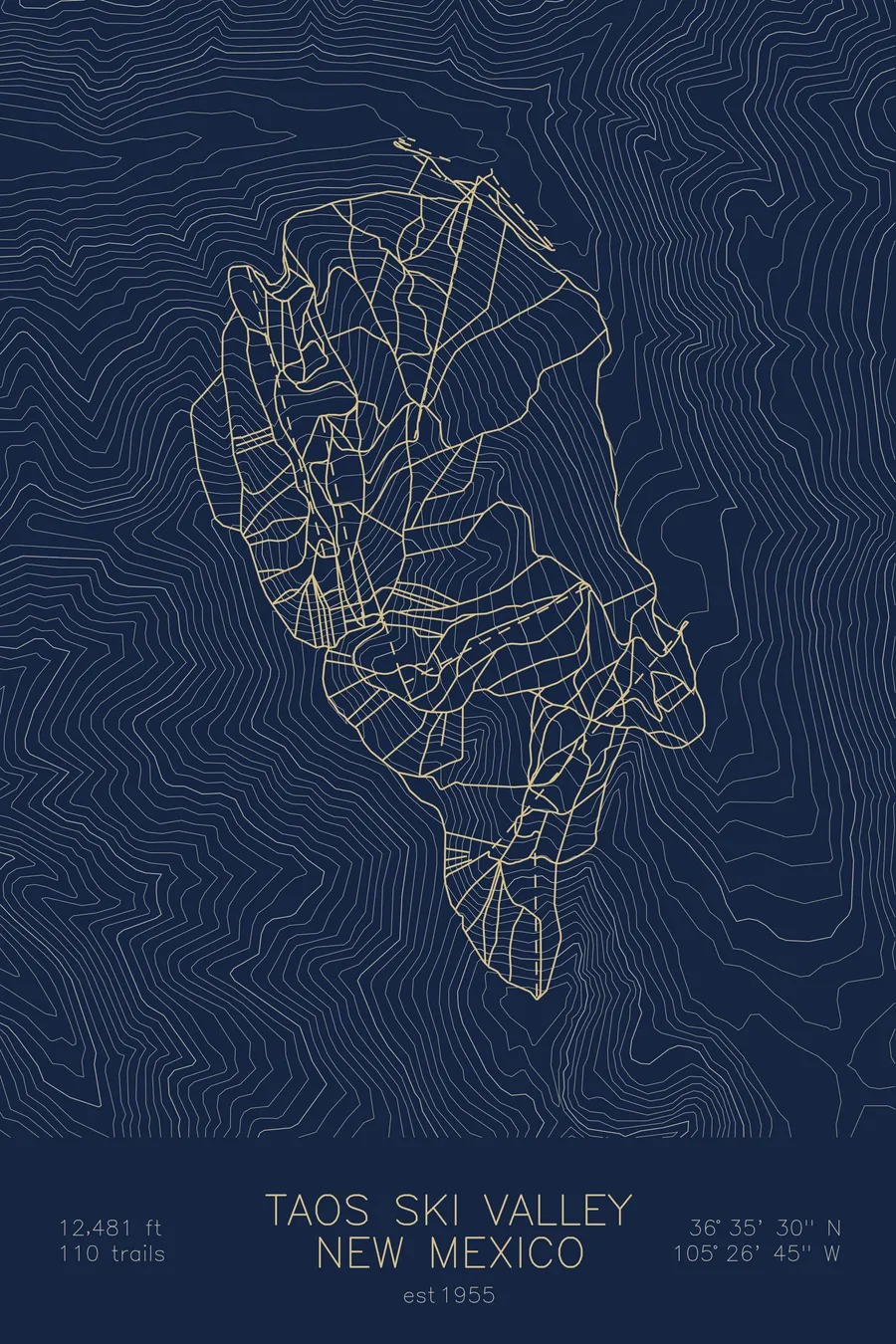 Taos Ski Valley, Navy colorway