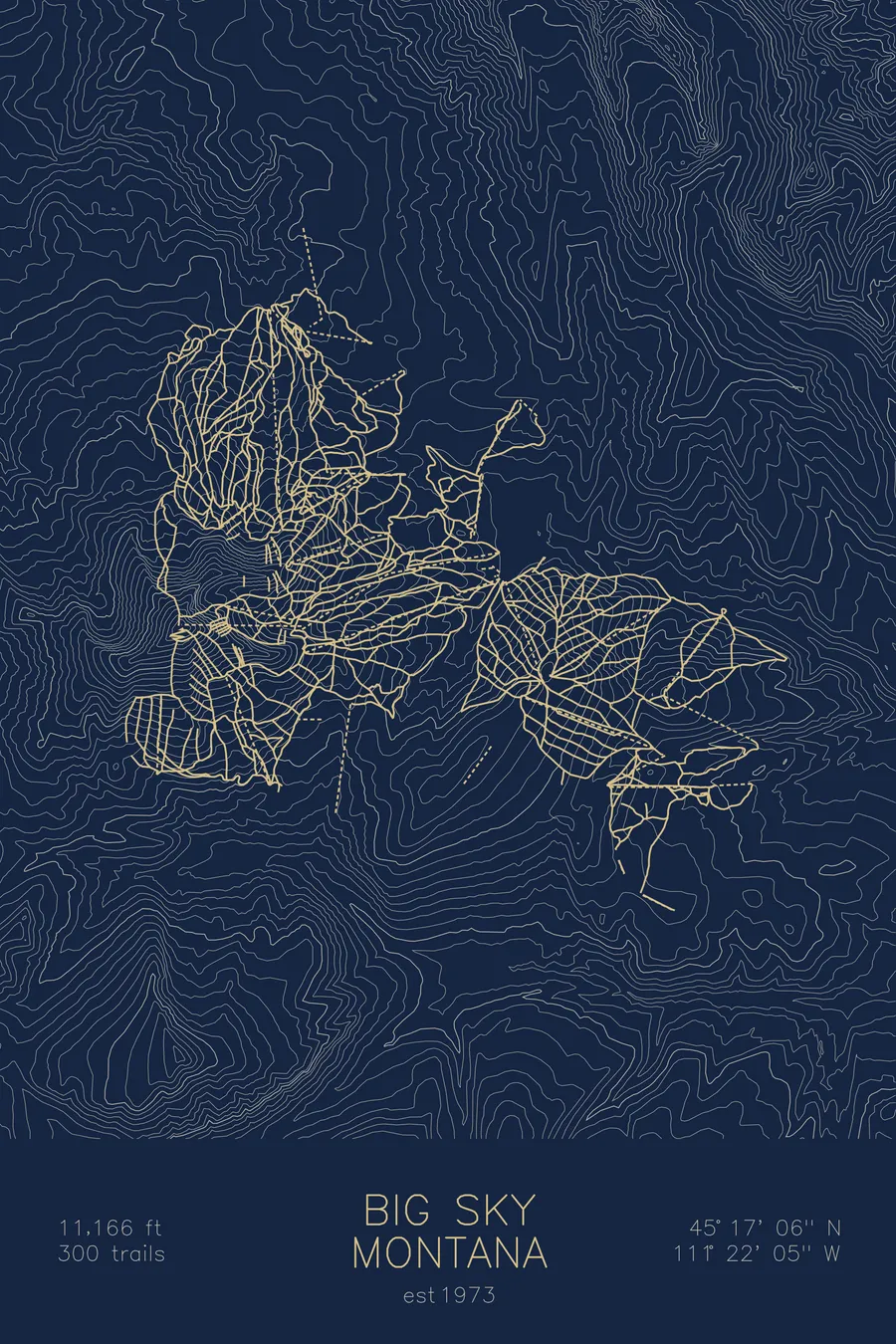 Big Sky, Navy colorway