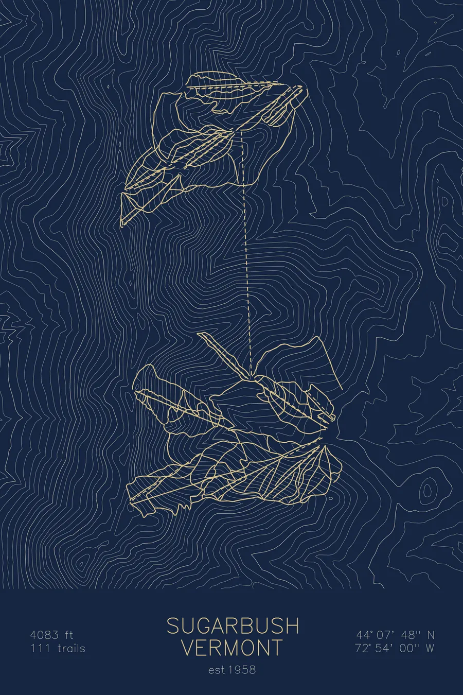 Sugarbush, Navy colorway