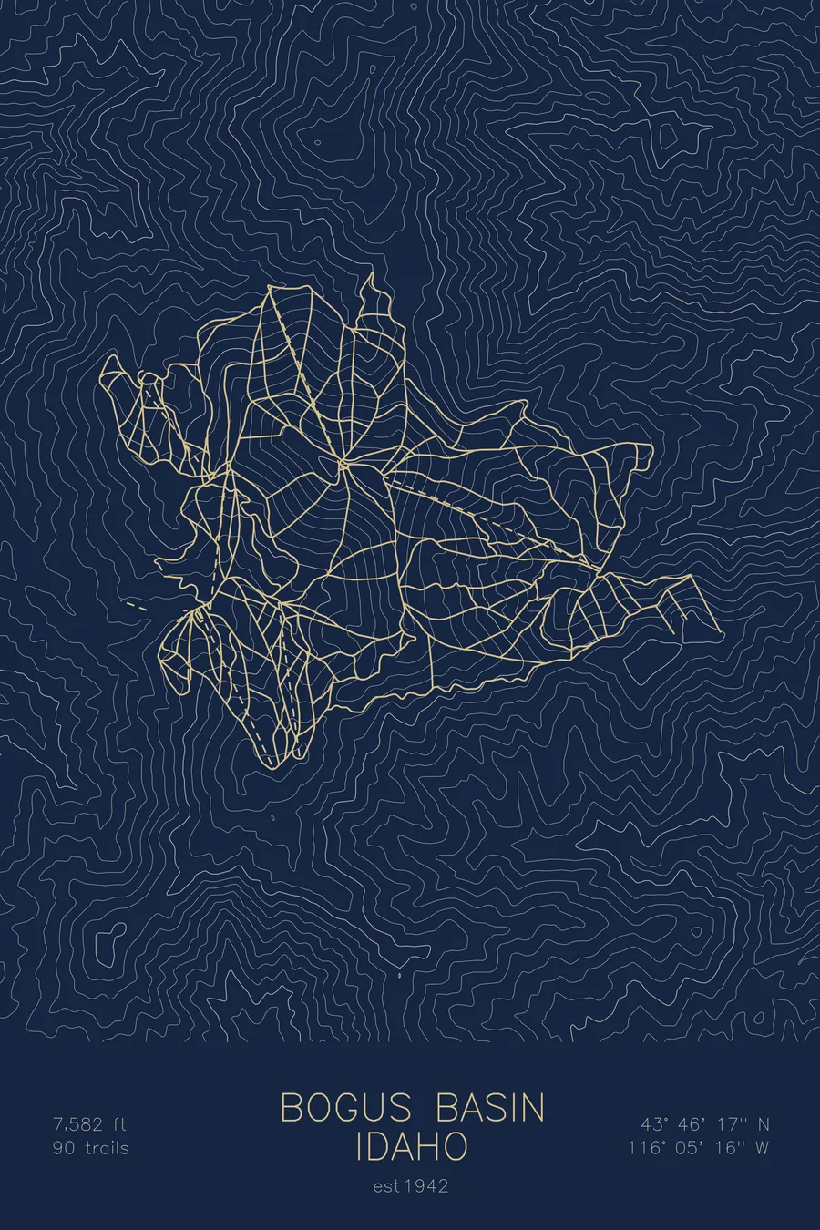 Bogus Basin, Navy colorway