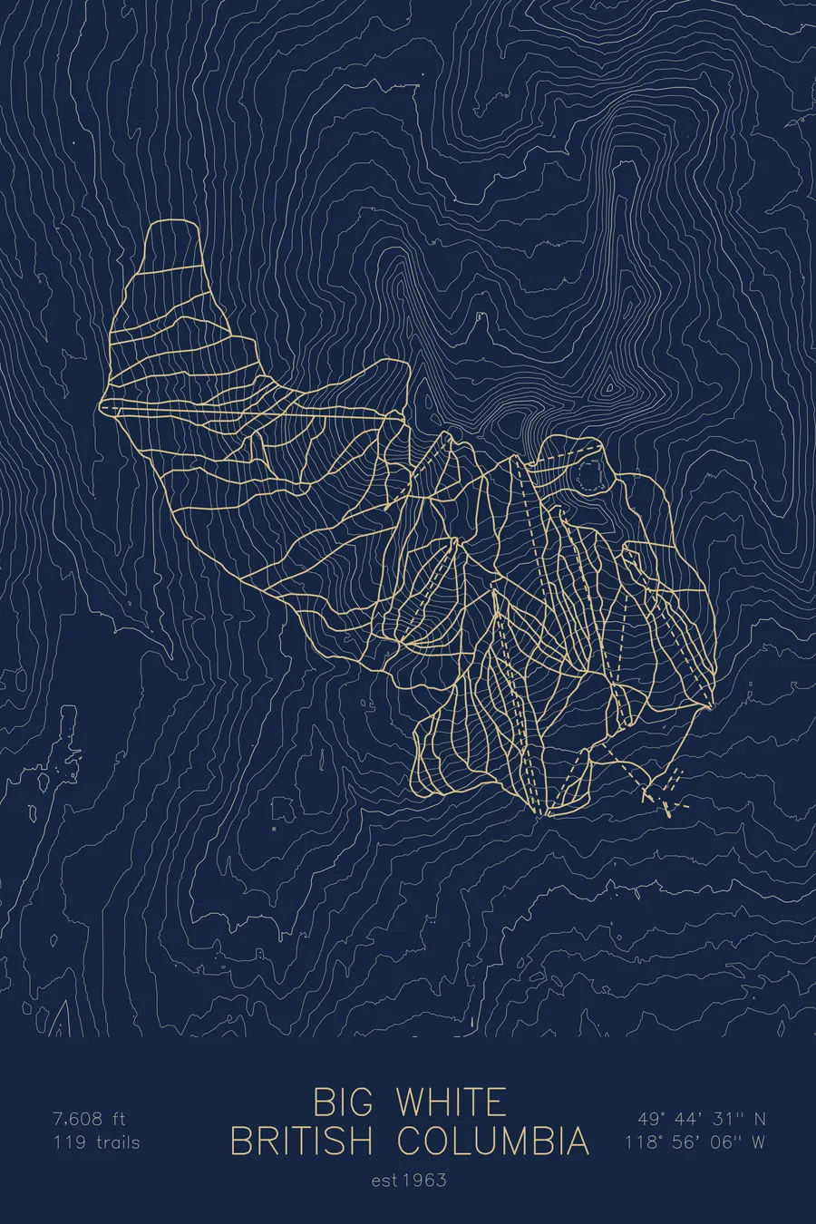 Big White, Navy colorway