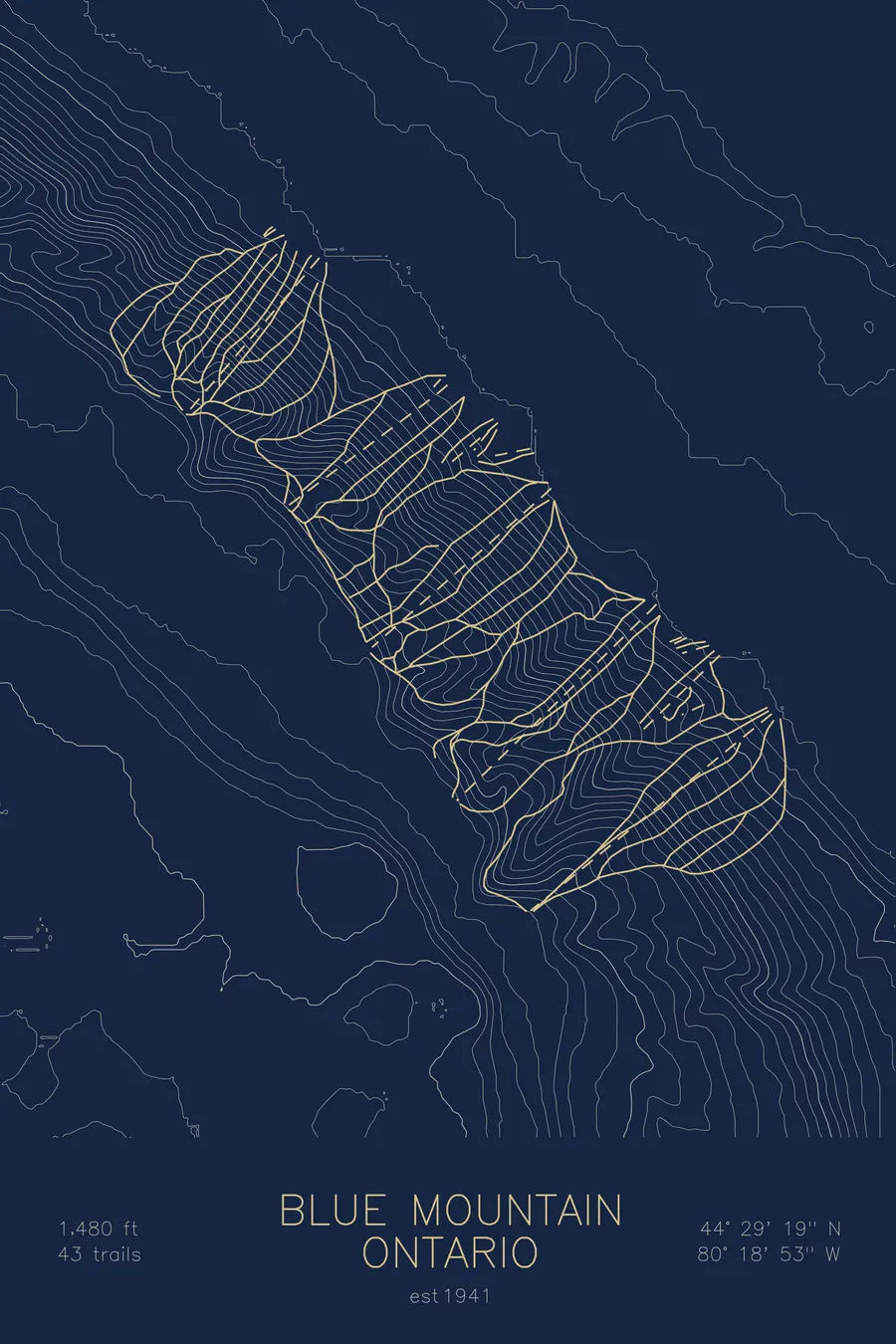 Blue Mountain, Navy colorway
