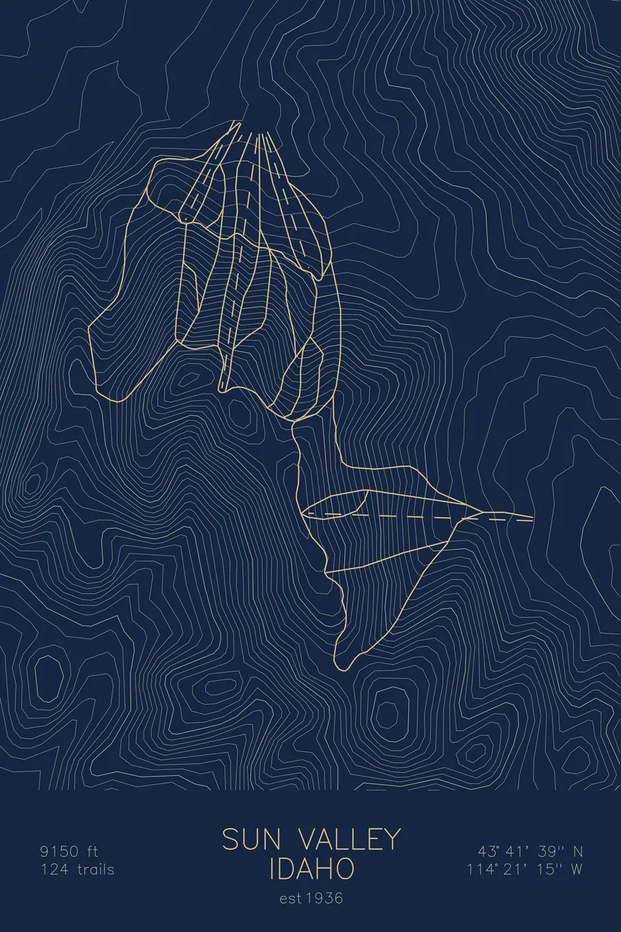 Sun Valley, Navy colorway