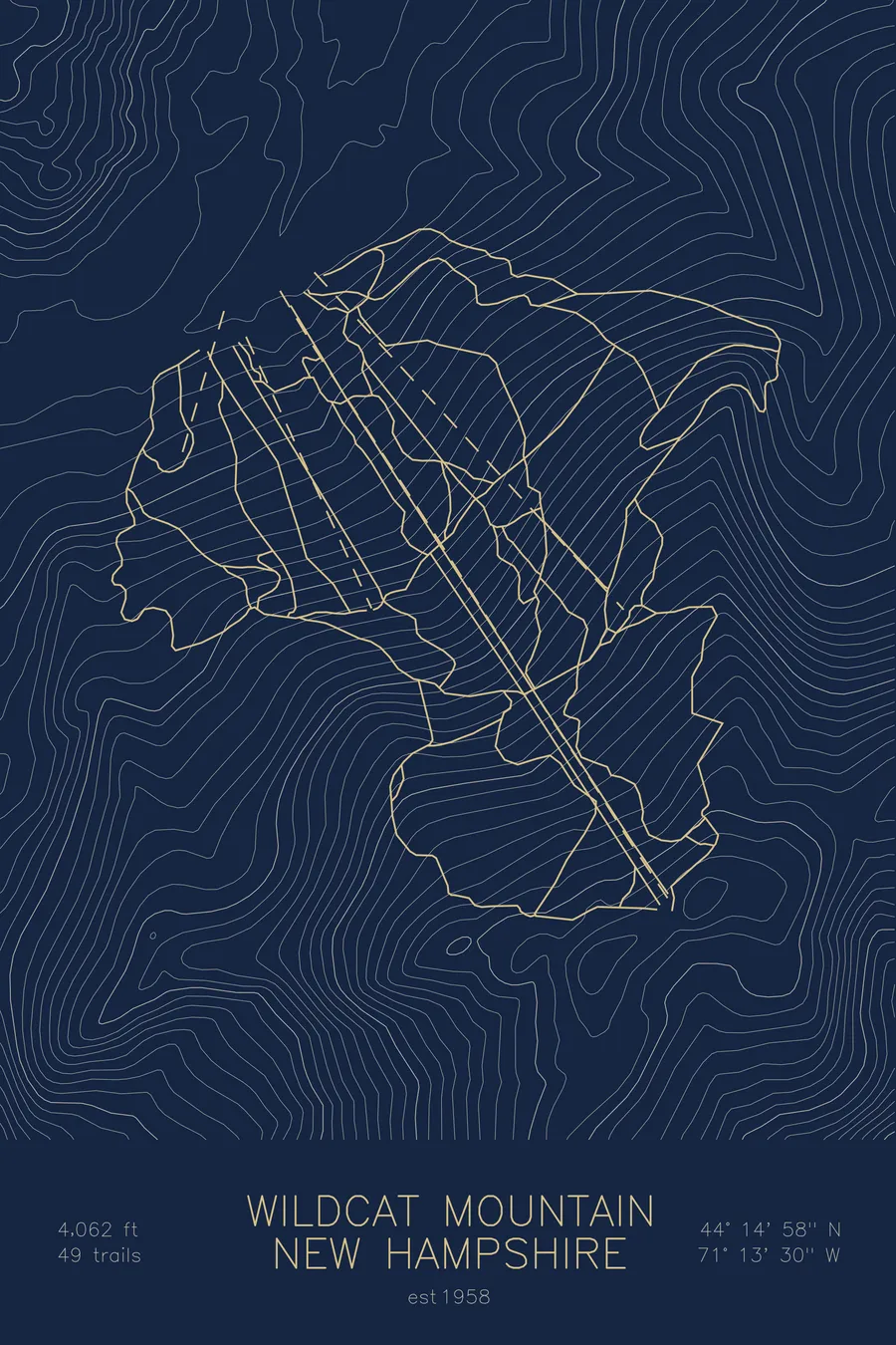 Wildcat Mountain, Navy colorway