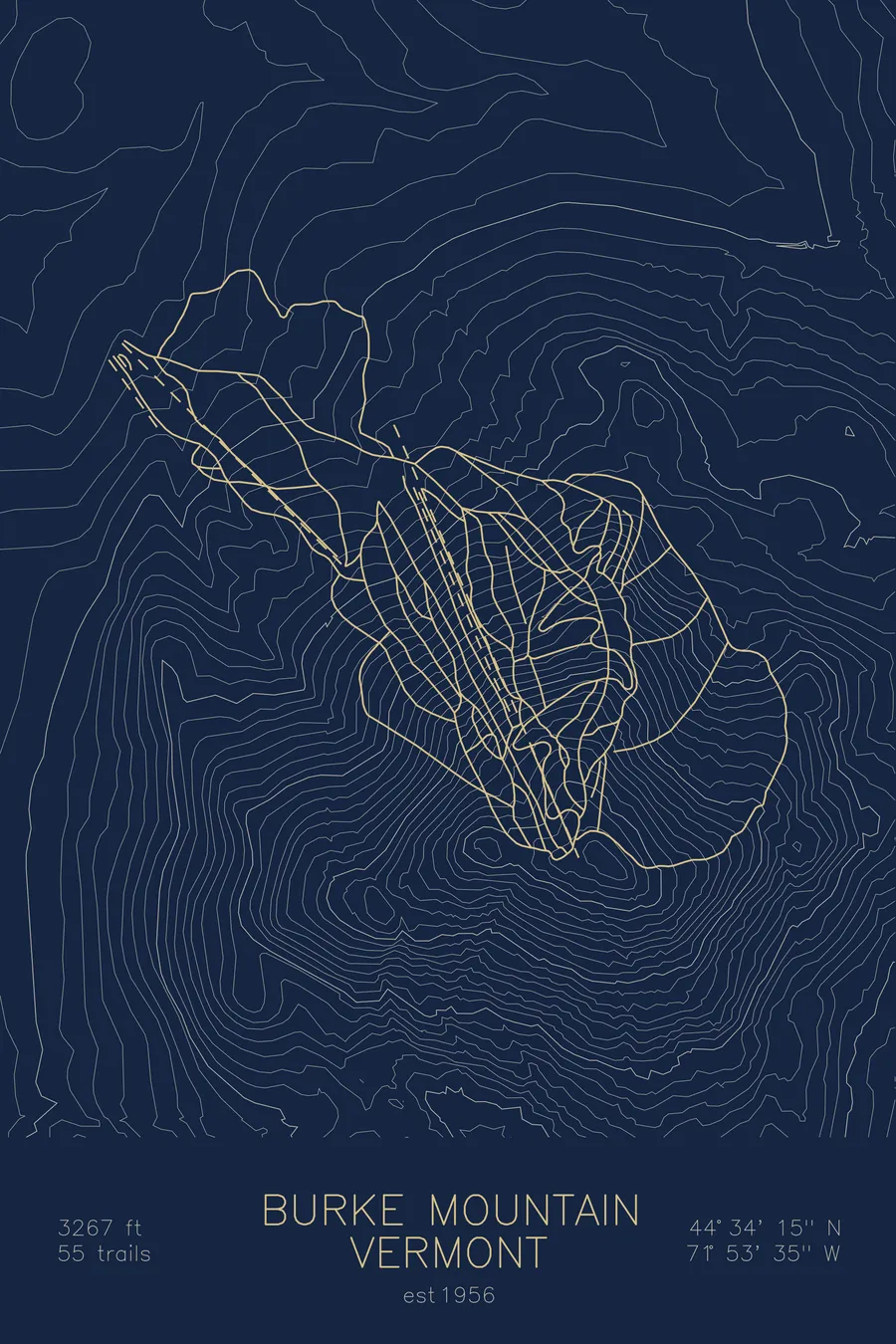 Burke Mountain, Navy colorway
