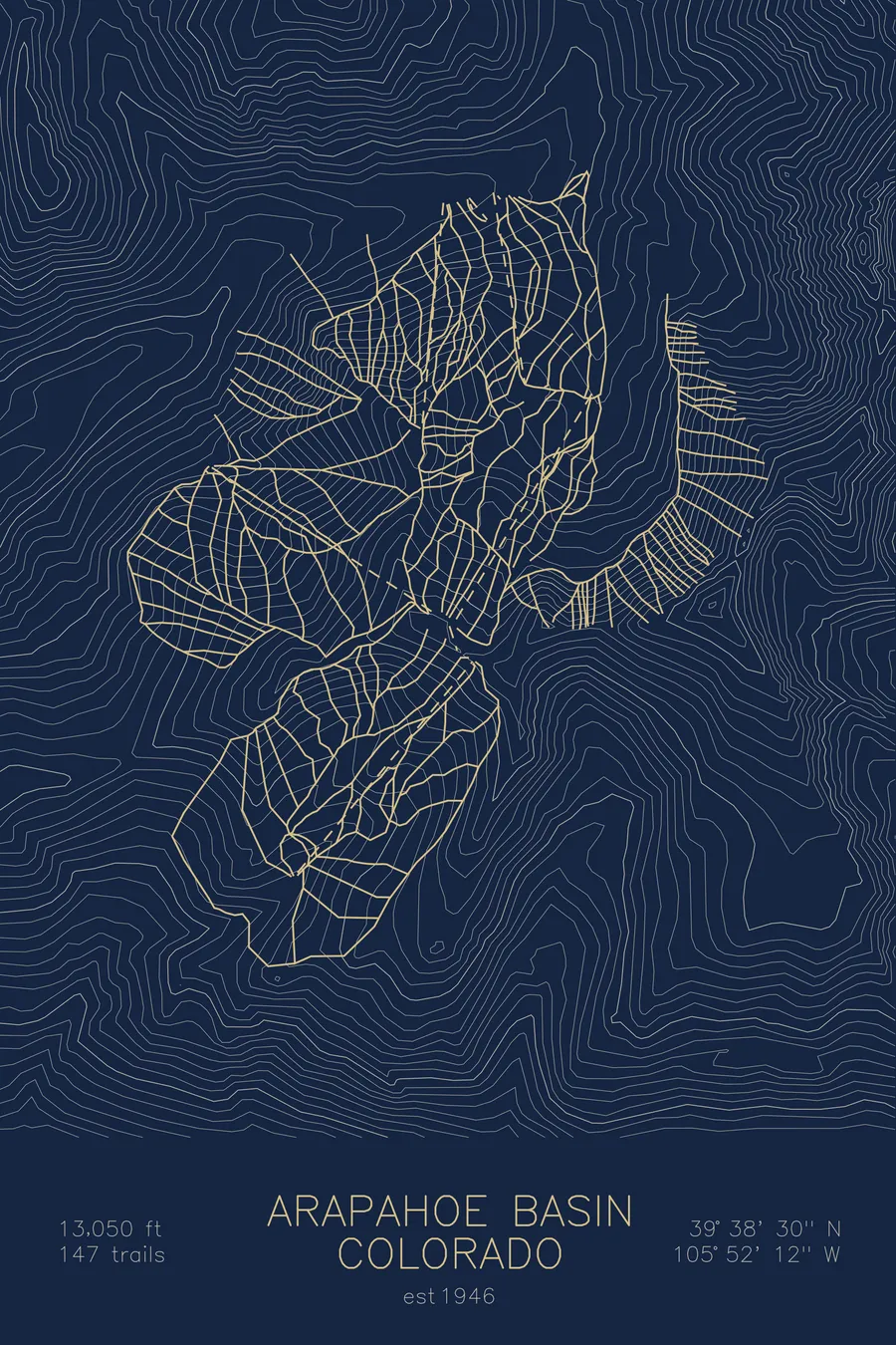 Arapahoe Basin, Navy colorway