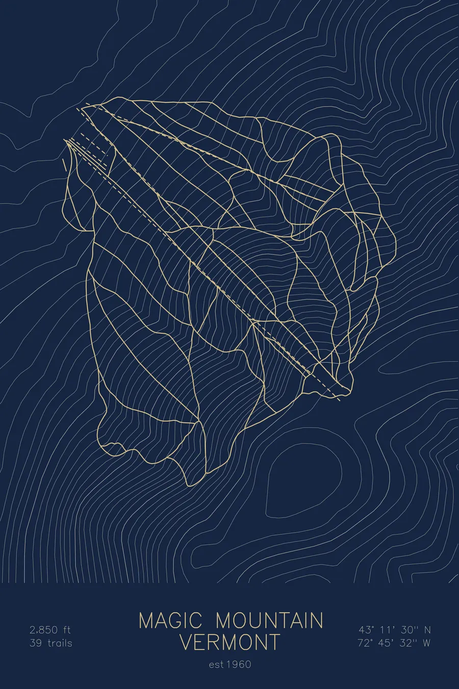 Magic Mountain, Navy colorway