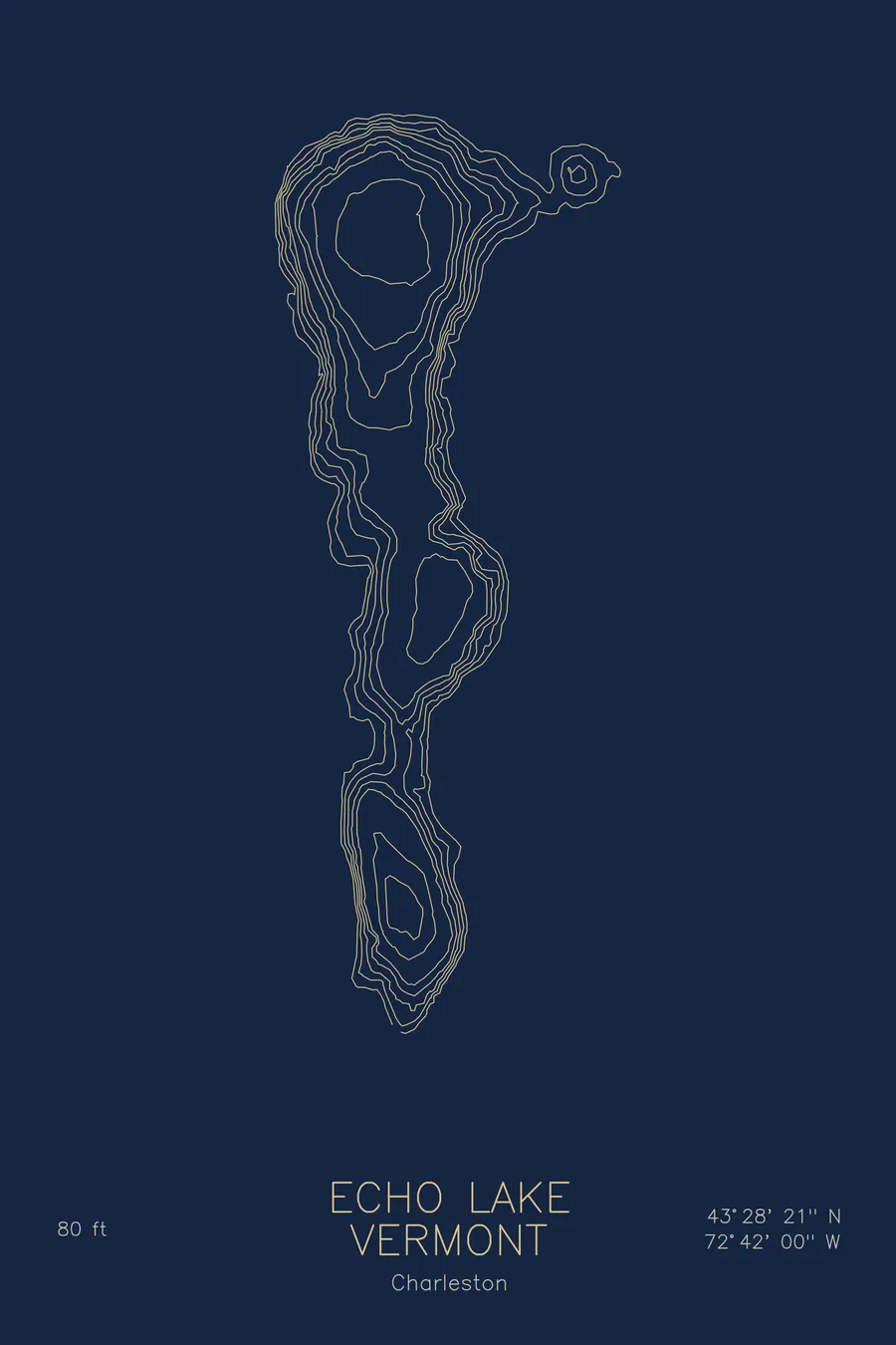 Echo Lake, Navy colorway