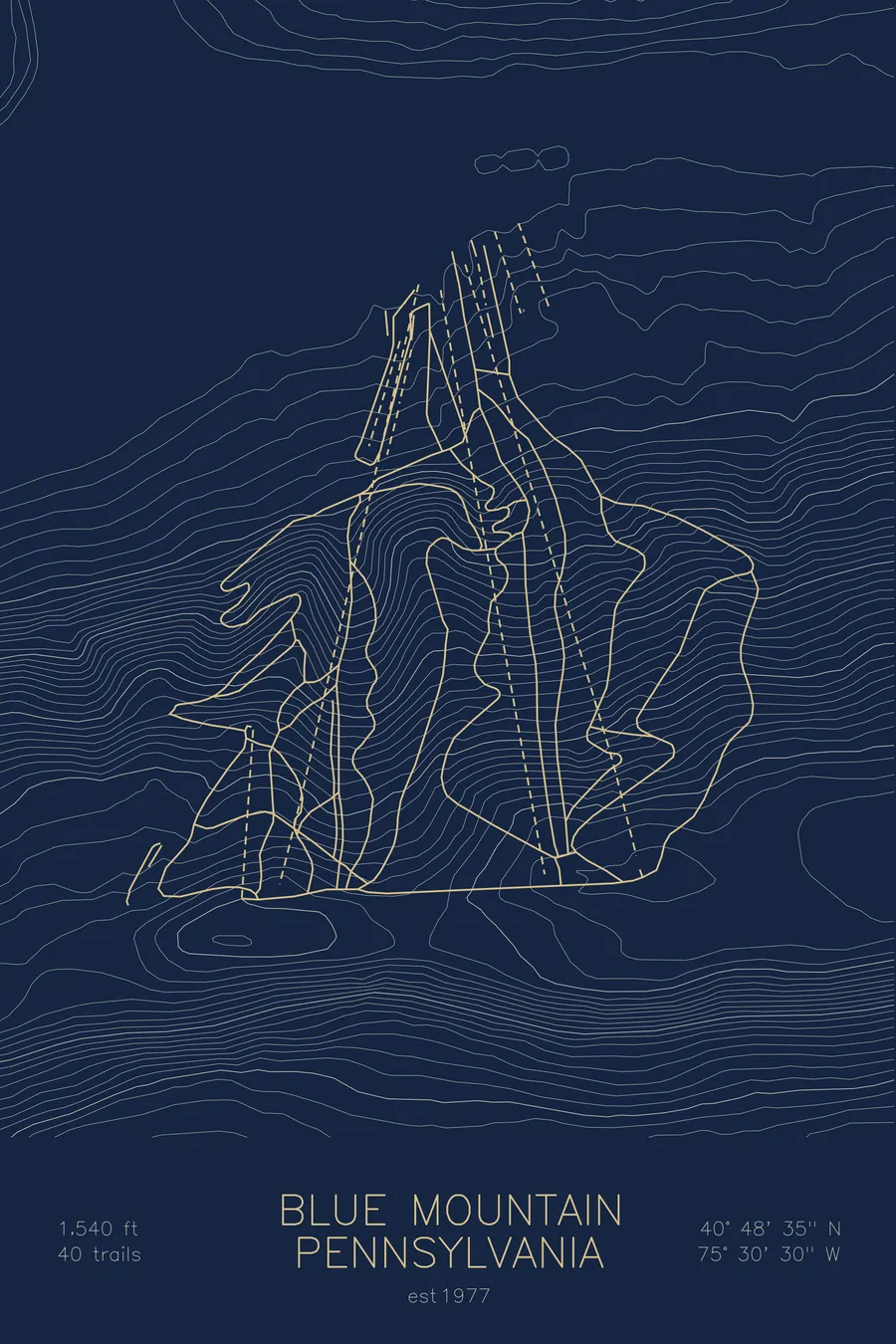 Blue Mountain, Navy colorway