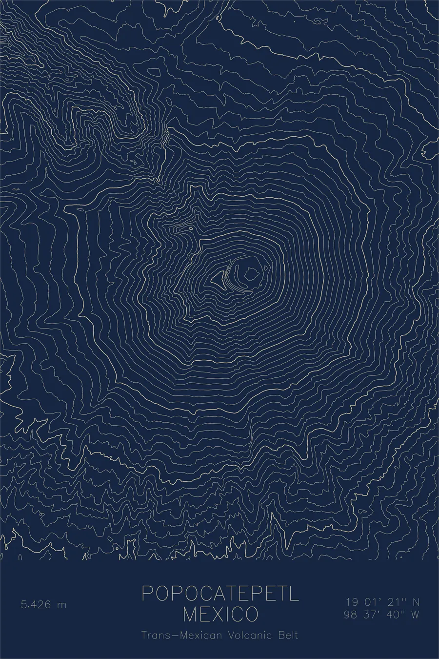 Popocatepetl, Navy colorway