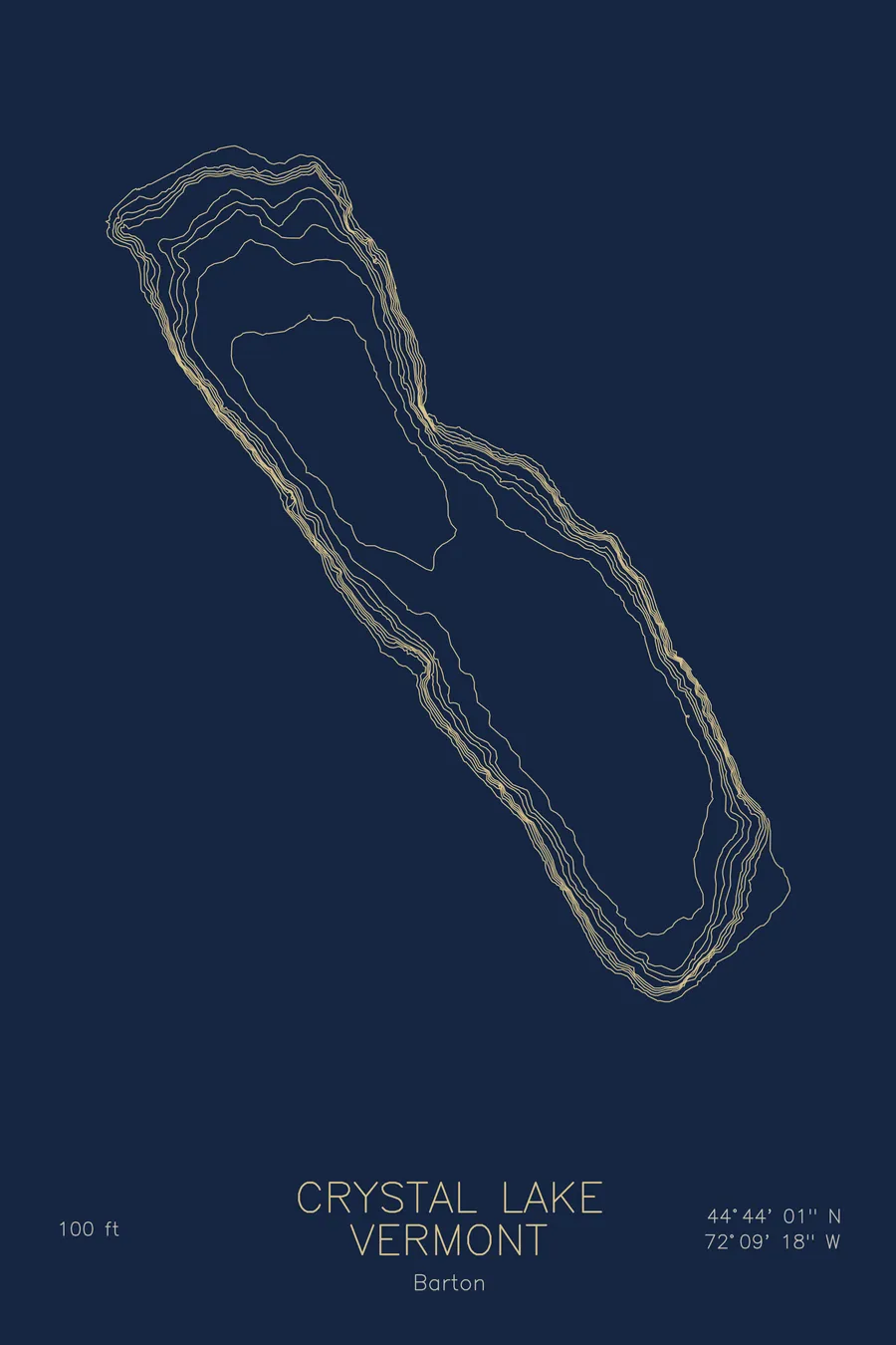 Crystal Lake, Navy colorway