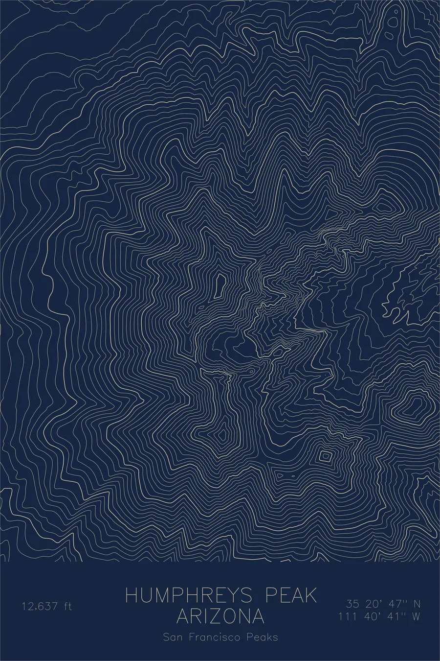 Humphreys Peak, Navy colorway