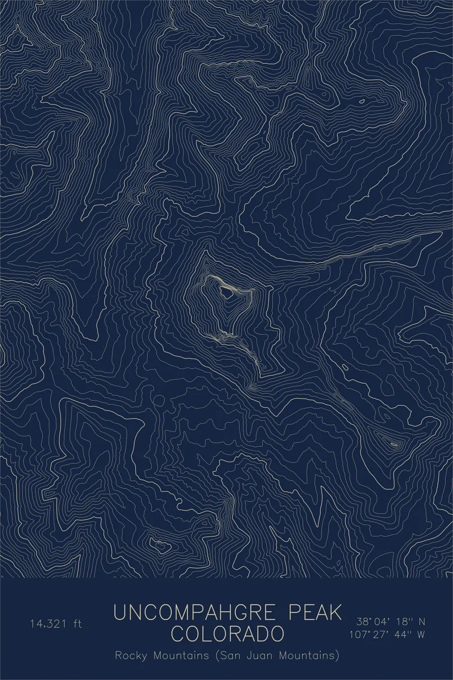 Uncompahgre Peak, Navy colorway