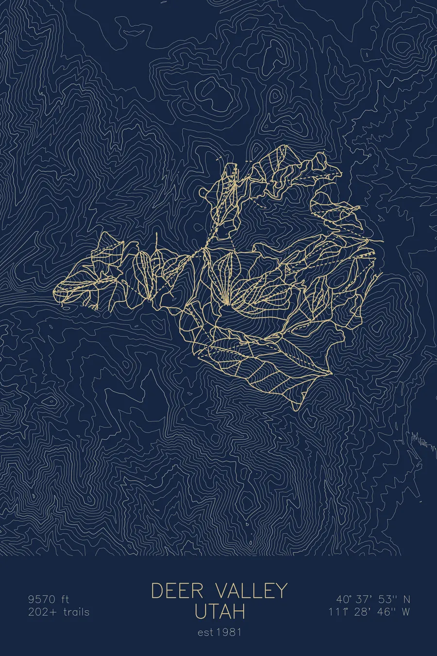 Deer Valley, Navy colorway